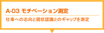 適性検査 CUBIC　A-03 モチベーション測定